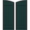 Ekena Millwork Americraft 6-Board (2 Batten) Wood Joined Board-n-Batten Shutters w/Ellipt Top, ARW101BE621X77FGH, PR ARW101BE621X77FGH - alternate 1